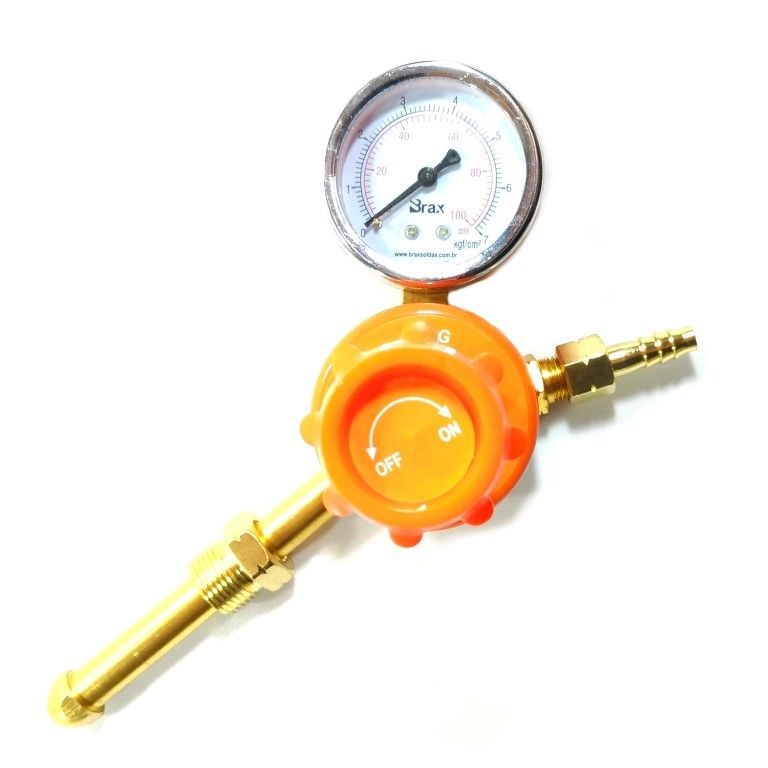 Regulador De Pressão Para Cilindro De Glp 45kg - Brax