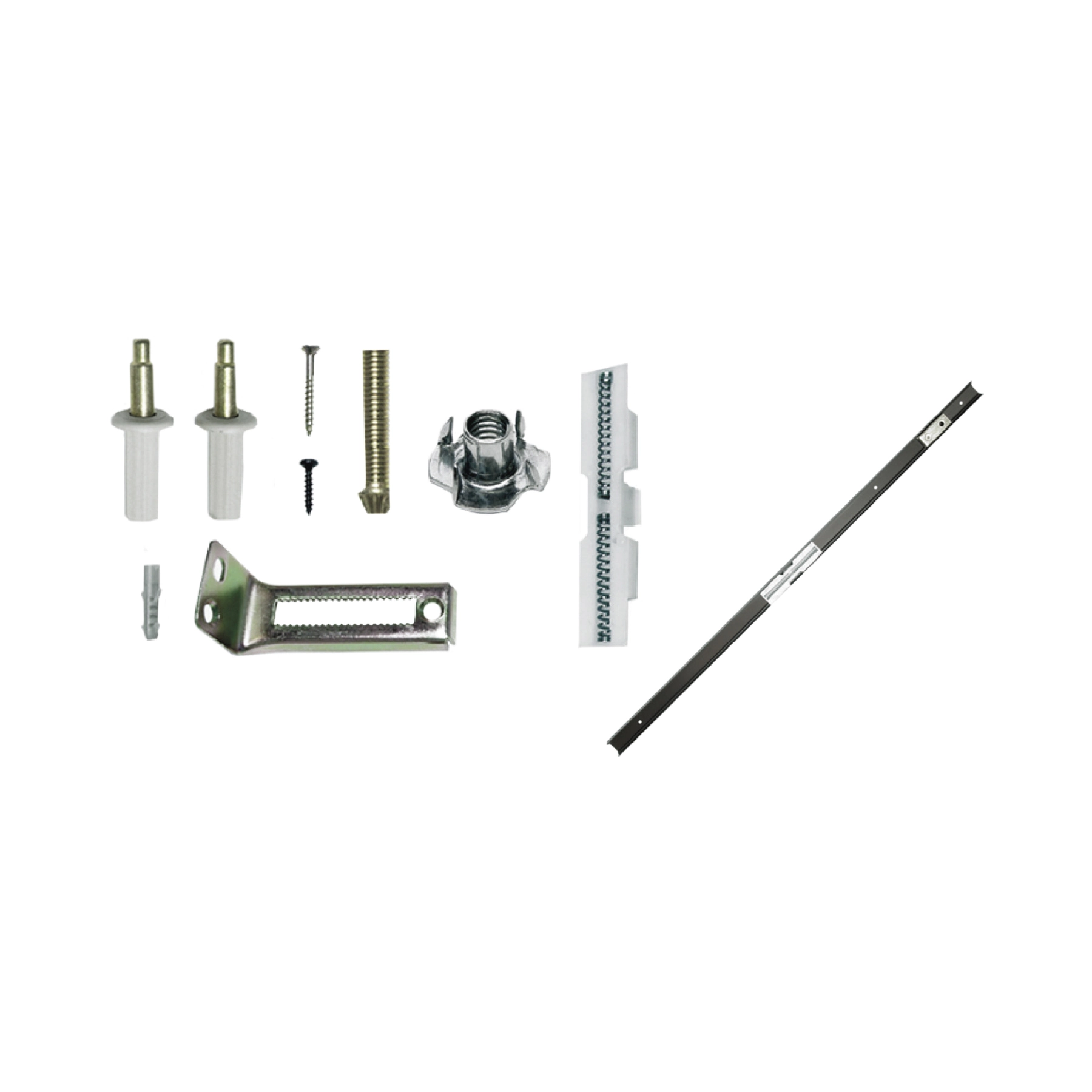 Kit Embutir para Porta Camarão 1,2mx2,5cm Alumínio Pintado