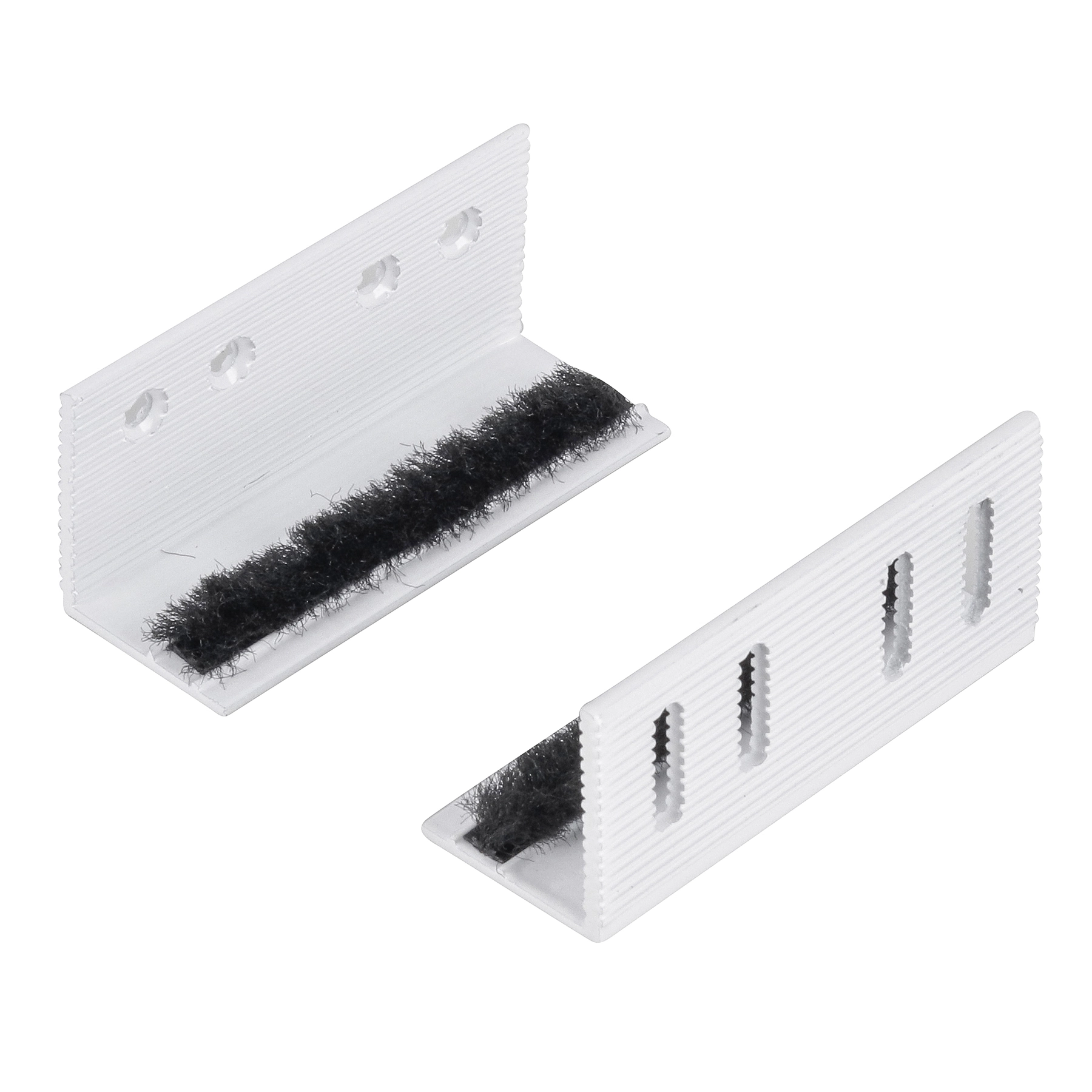Guia para Porta de Correr Aparente 80mm Alumínio Pintado Branco Rodinato