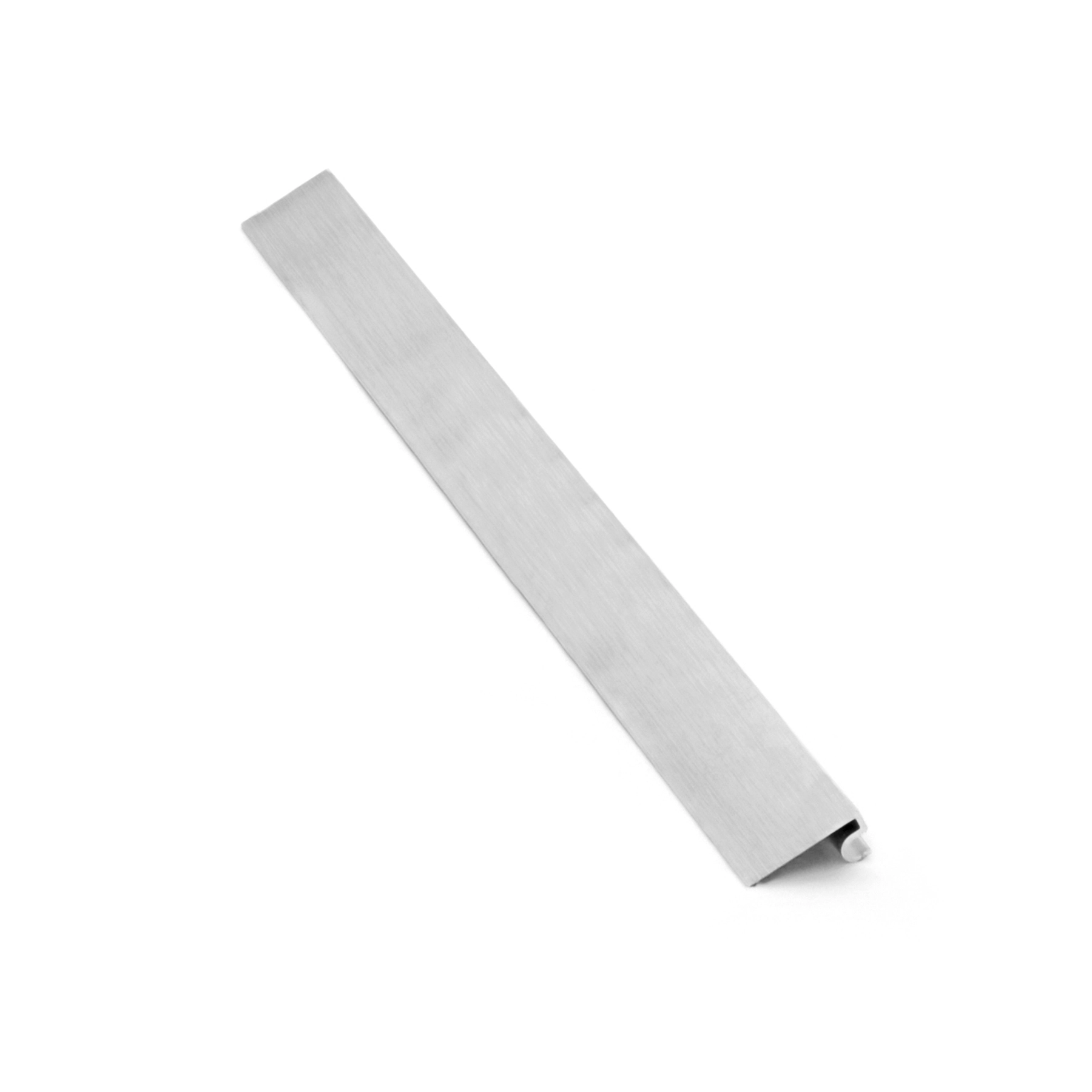 Perfil Embutir Chapa Reta para Porta de Correr 3mx1cm Alumínio