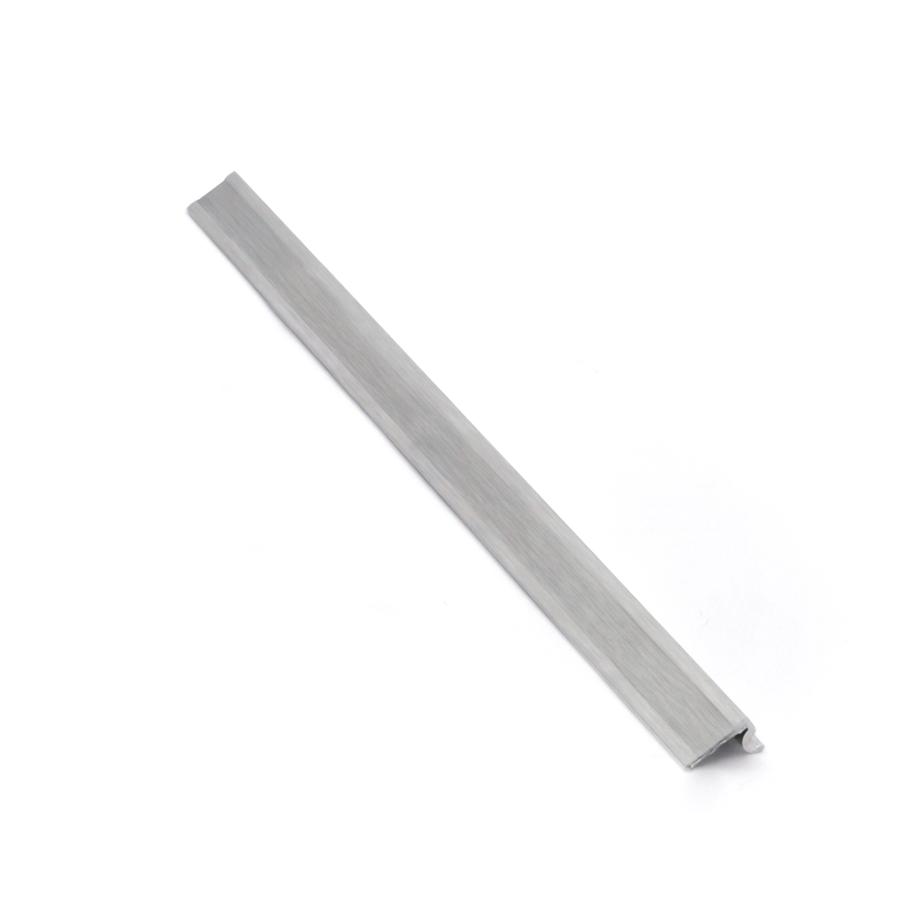 Perfil Embutir Chapa Curva para Porta de Correr 3mx1cm Alumínio
