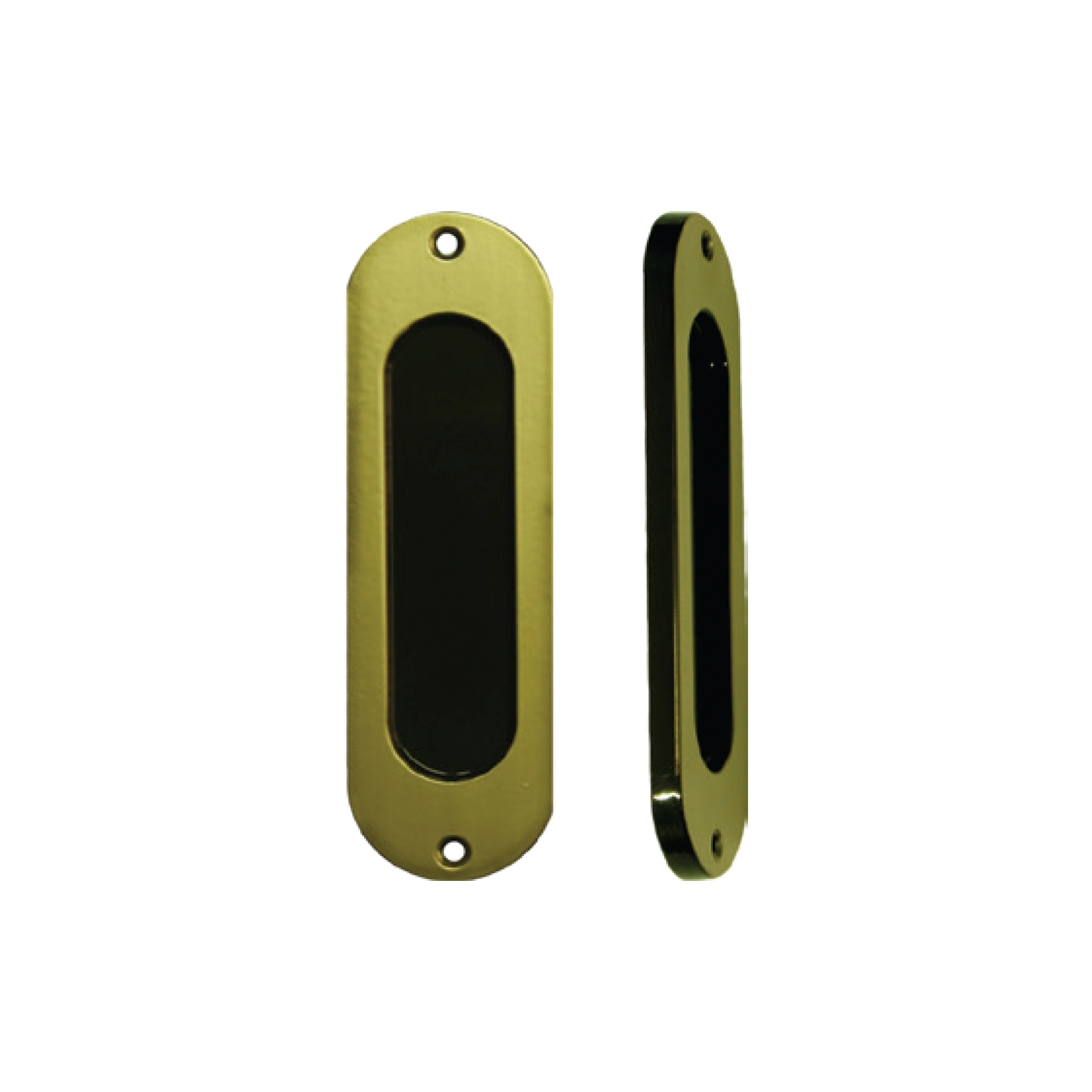 Fecho Concha Embutir Alumínio Oxidado 8x45mm 1 peça