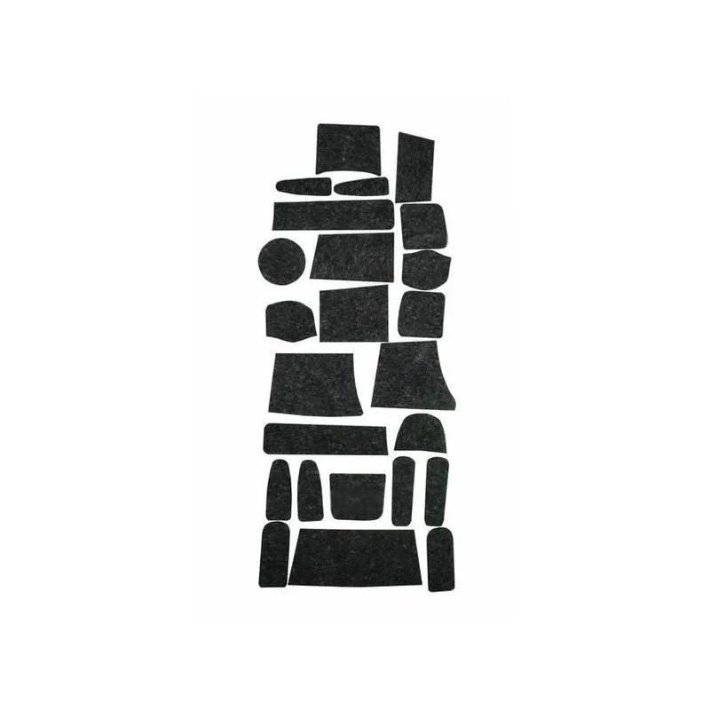 Kit Forro Porta Objetos FIAT UNO 25 Peças - TITANIUM KF0101B