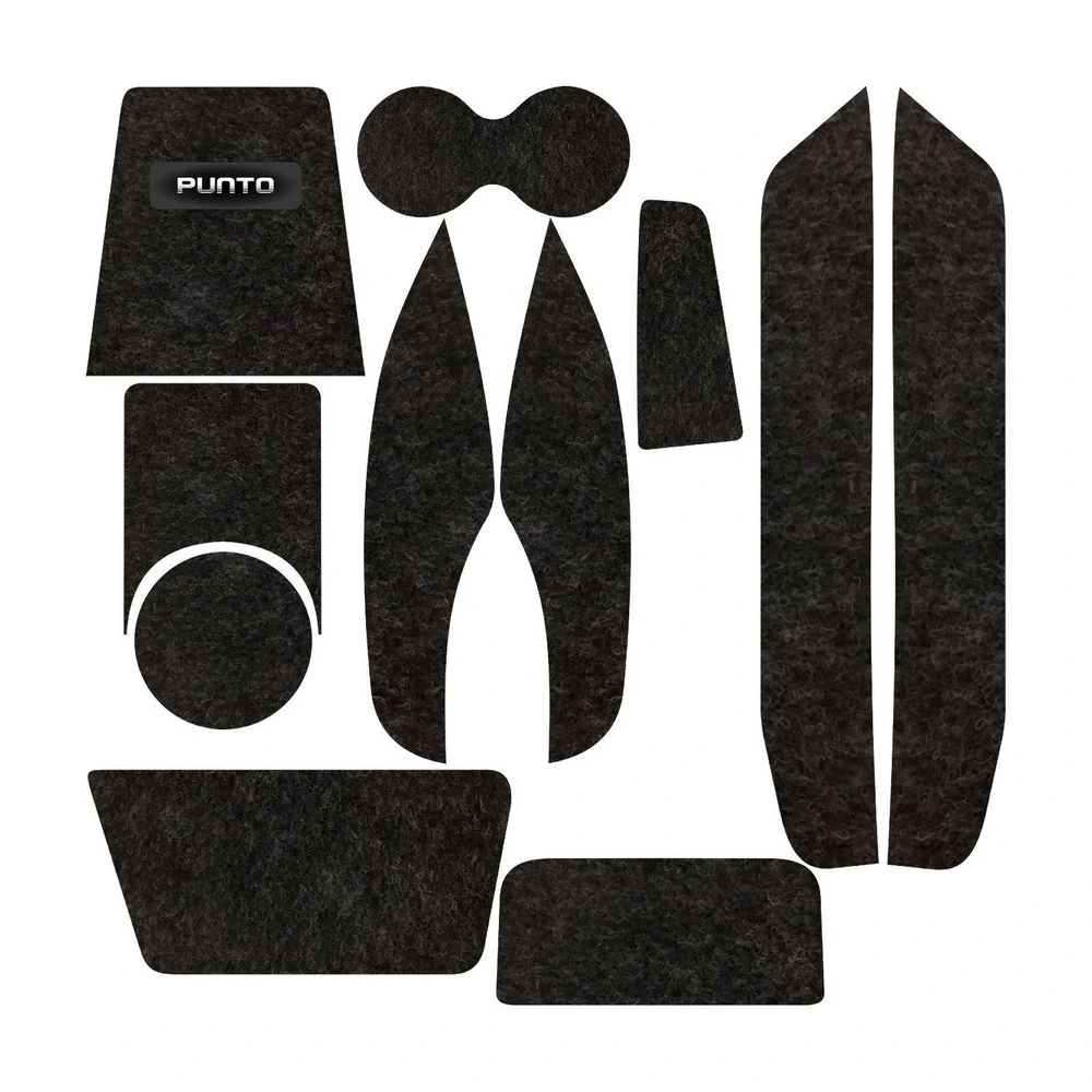 Kit Forro Porta Objetos FIAT PUNTO 11 Peças - TITANIUM KF0104