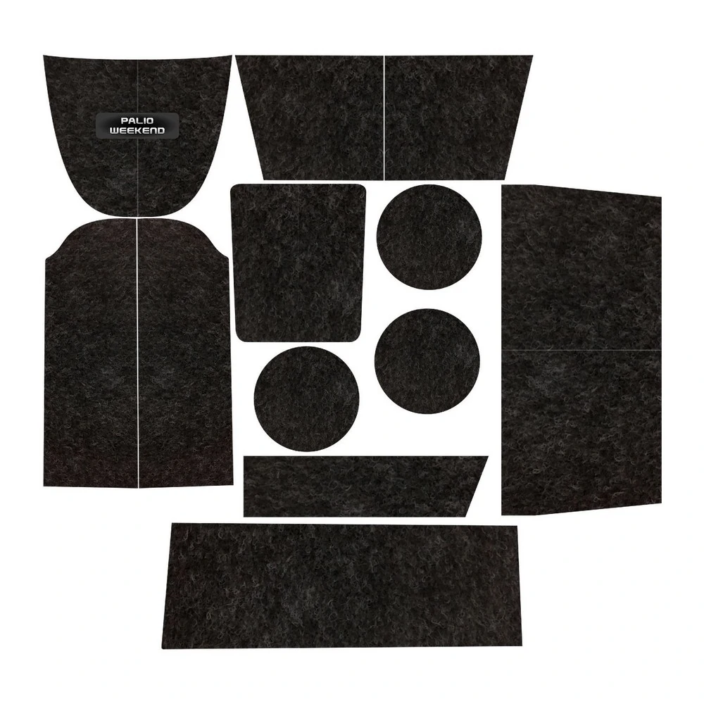 Kit Forro Porta Objetos FIAT PALIO WEEKEND - TITANIUM KF0107C