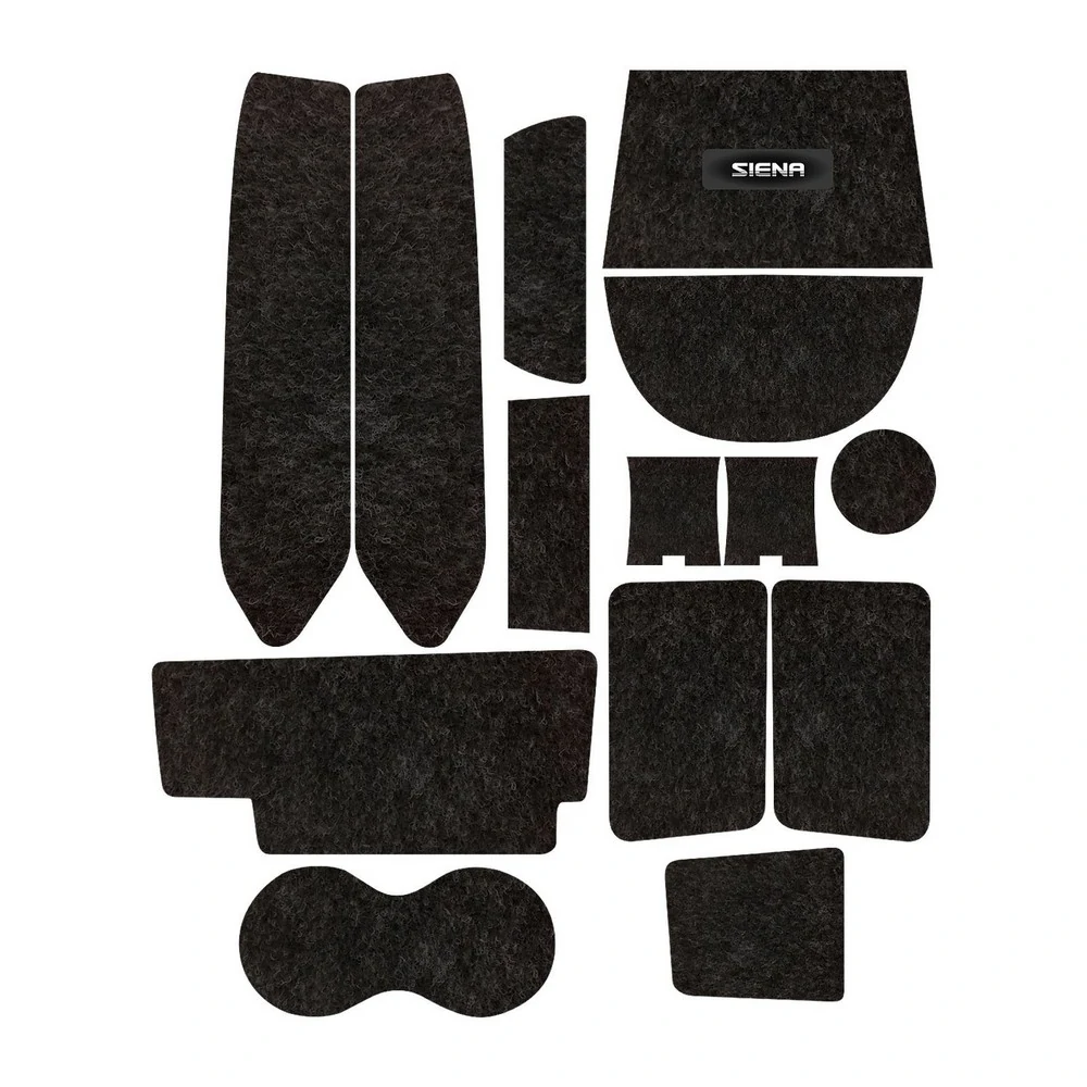 Kit Forro Porta Objetos FIAT SIENA - TITANIUM KF0108B