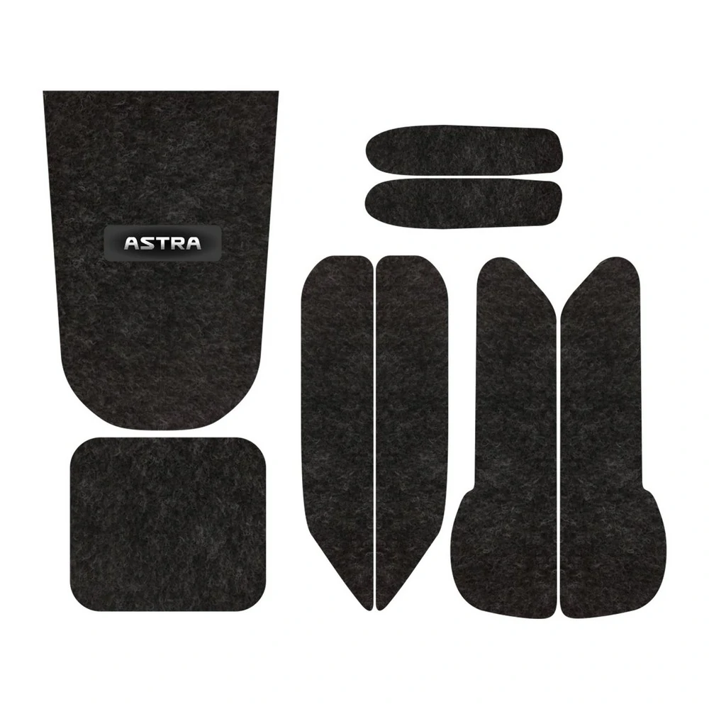 Kit Forro Porta Objetos CHEVROLET - GM ASTRA 8 Peças - TITANIUM KF0305
