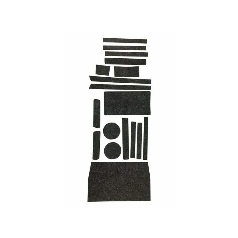 Kit Forro Porta Objetos CHEVROLET - GM BLAZER 17 Peças - TITANIUM KF0311