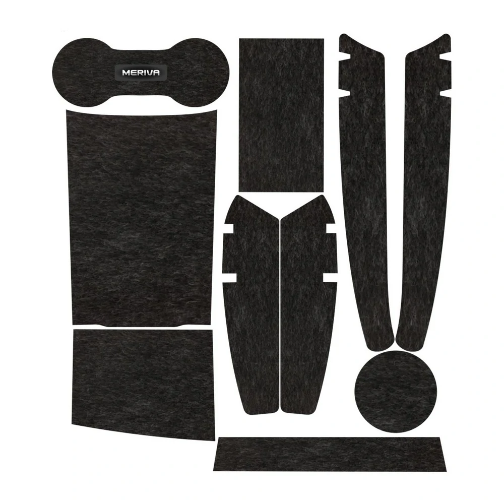 Kit Forro Porta Objetos CHEVROLET - GM MERIVA 10 Peças - TITANIUM KF0314