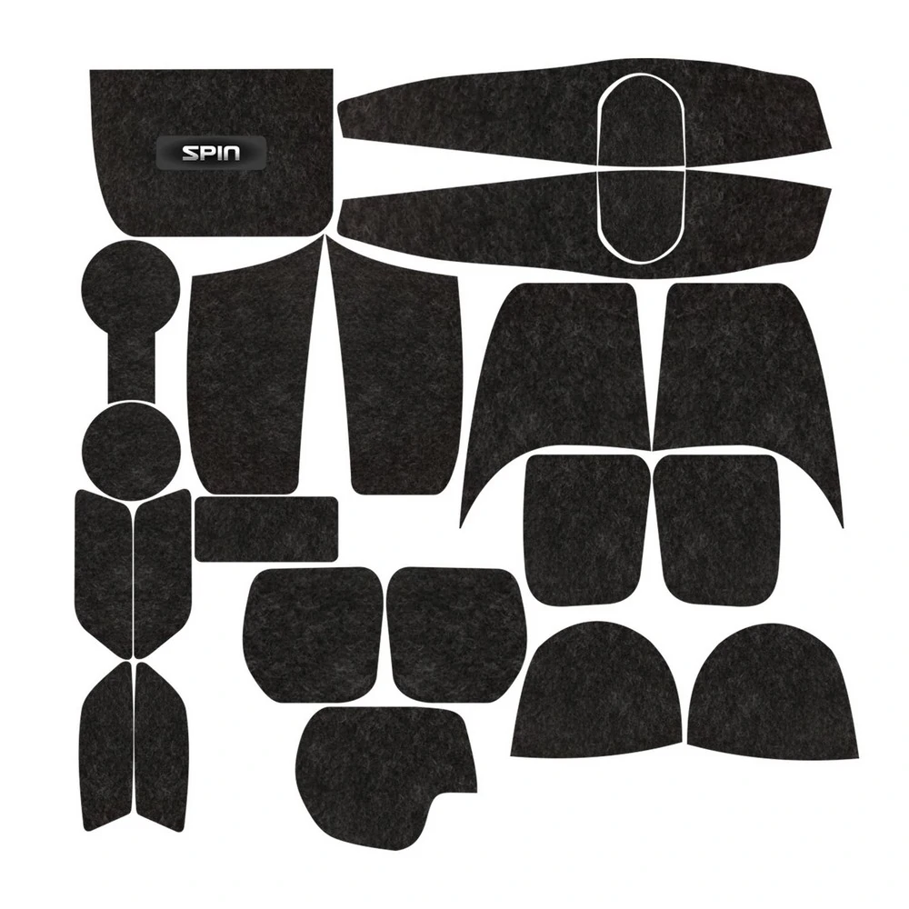 Kit Forro Porta Objetos CHEVROLET - GM SPIN 23 Peças - TITANIUM KF0315