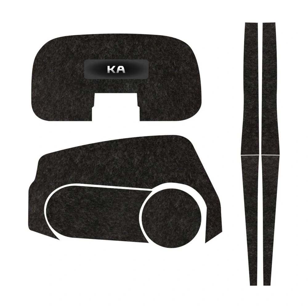 Kit Forro Porta Objetos FORD KA 10 Peças - TITANIUM KF0401