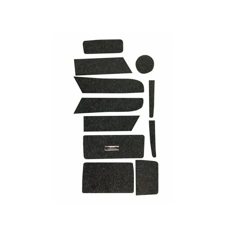 Kit Forro Porta Objetos FORD FIESTA 9 Peças - TITANIUM KF0402B