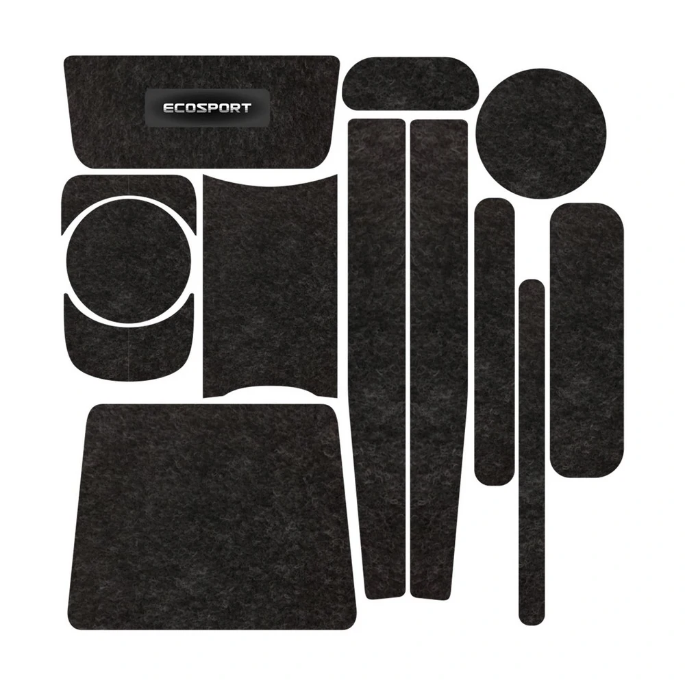 Kit Forro Porta Objetos FORD ECOSPORT 13 Peças - TITANIUM KF0405