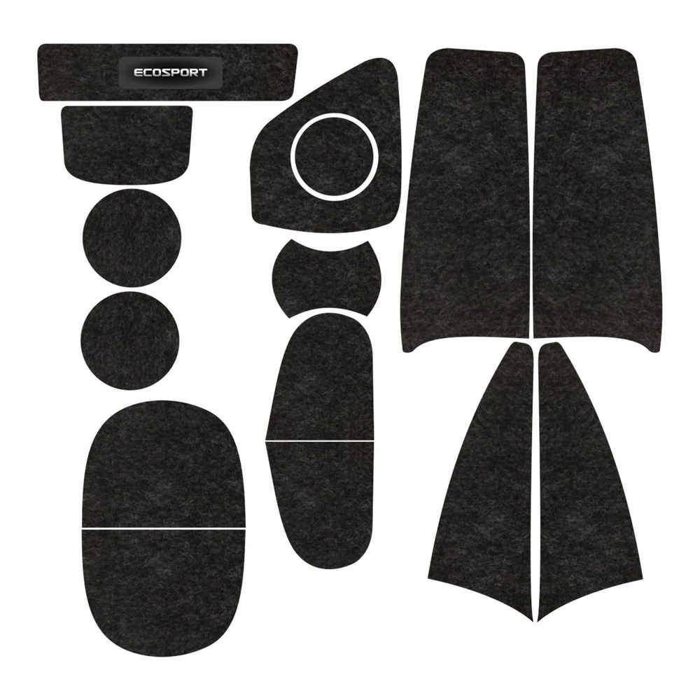 Kit Forro Porta Objetos FORD ECOSPORT 15 Peças - TITANIUM KF0405B