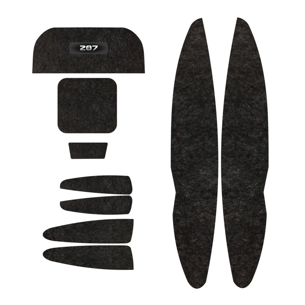 Kit Forro Porta Objetos PEUGEOT 207 9 Peças - TITANIUM KF0502