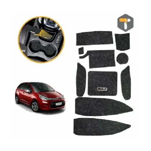 Kit Forro Porta Objetos CITROEN C3 10 Peças - TITANIUM KF0701B