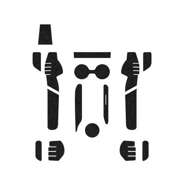 Kit Forro Porta Objetos TOYOTA ETIOS 14 Peças - TITANIUM KF1103