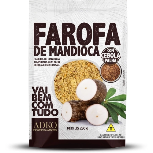 Farofa Tradicional Adko C/ 24 Pct 250g