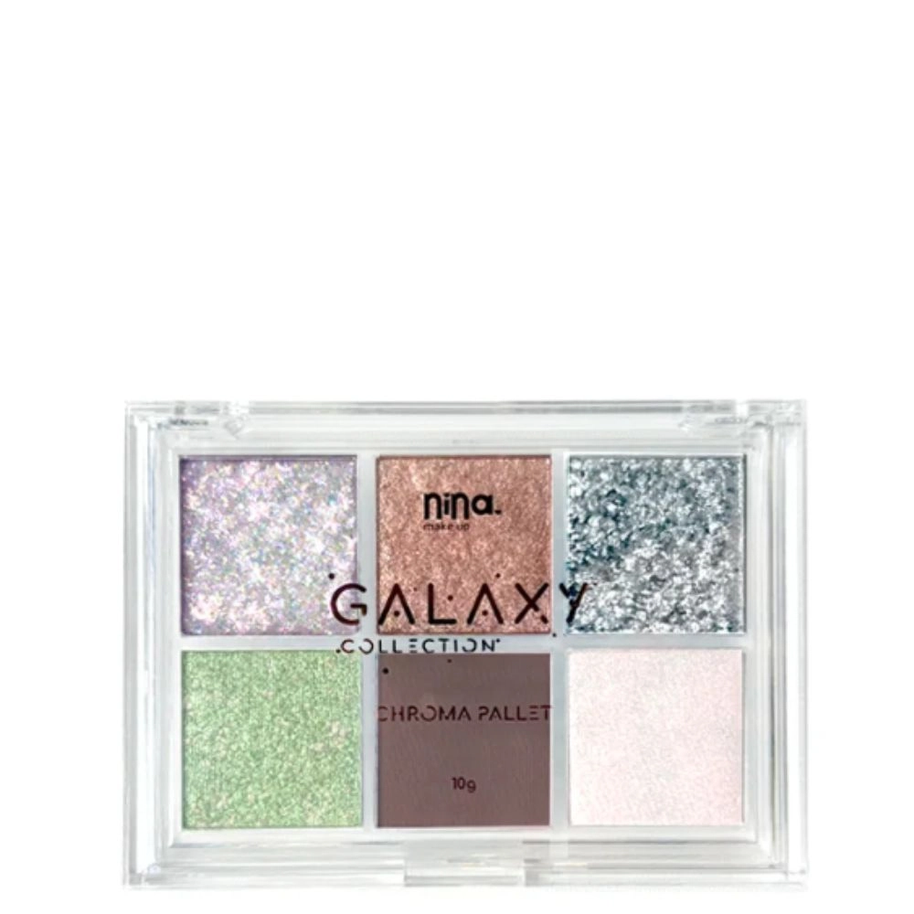 Paleta De Sombra Galaxy Collection Ursa Maior 10g Nina Make Up