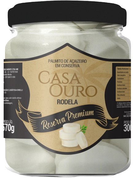 Palmito Casa Ouro 300g Pupunha Mexic