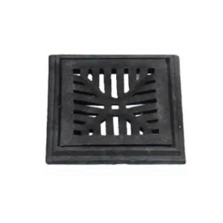 Grelha Com Aro 30x30cm Em Ferro Fundido - Fundição Nacional