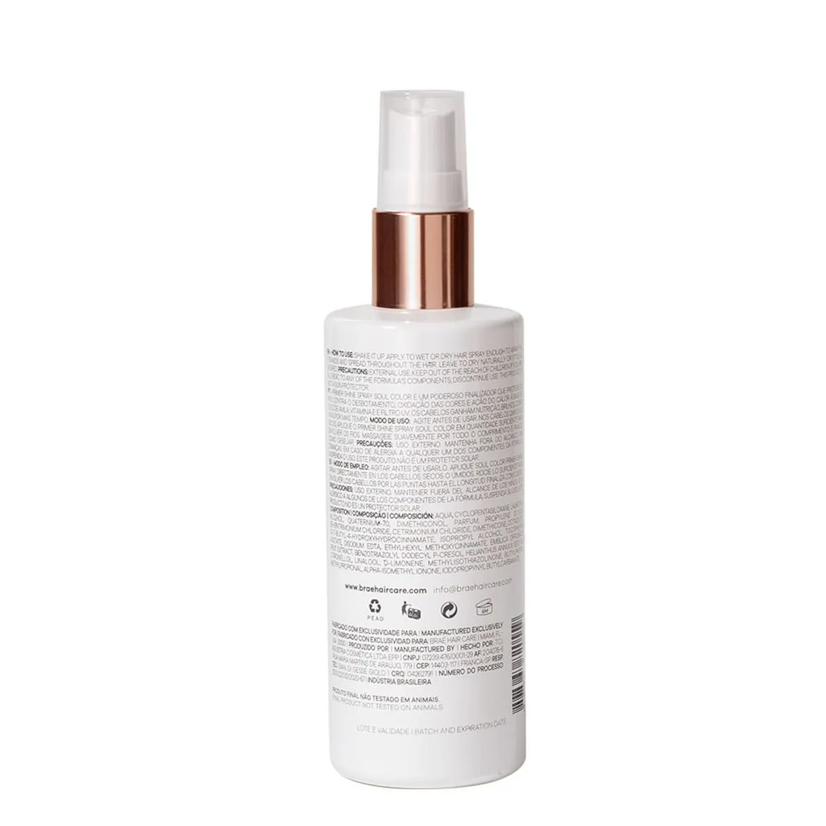 Brae Soul Color Primer Shine Spray 100ml
