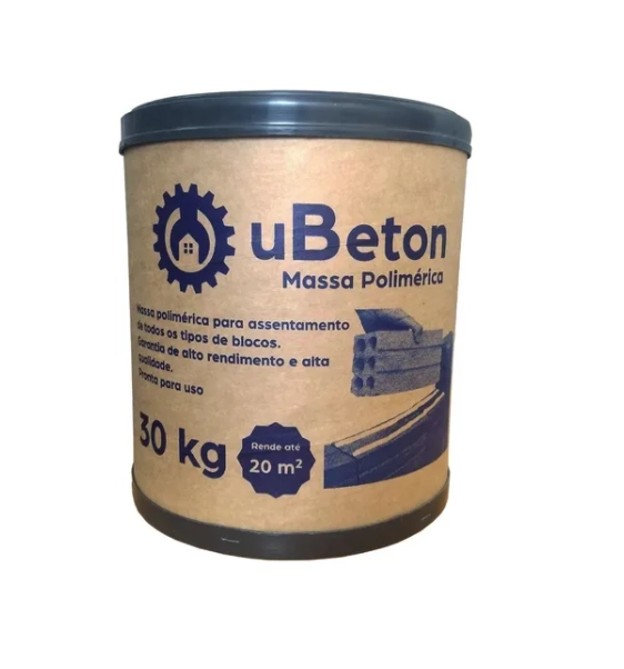 Argamassa Polimérica Cola Bloco/tijolo - Barrica 30kg - Ubeton