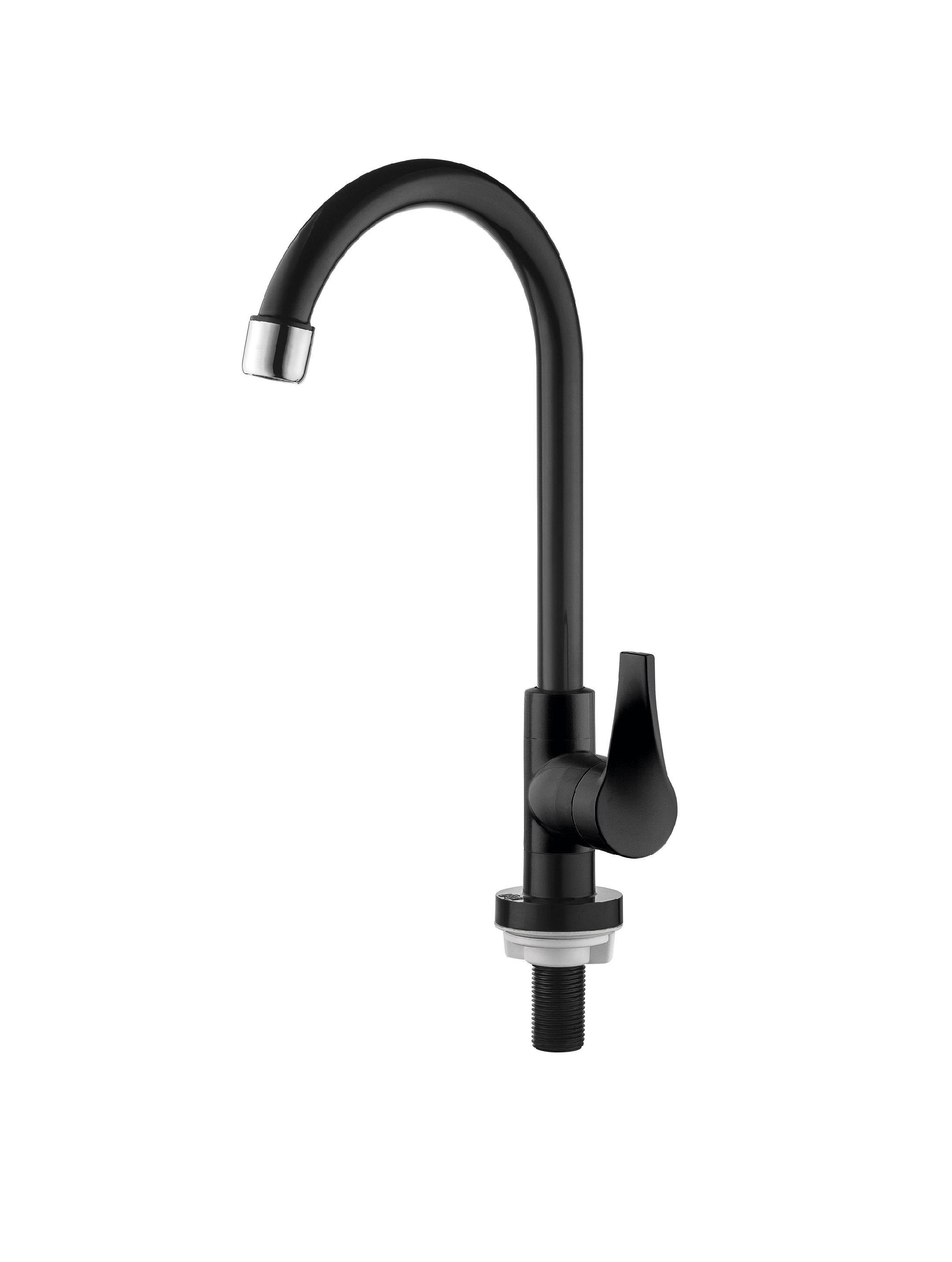 Torneira Para Cozinha Bancada Twist Preto Herc