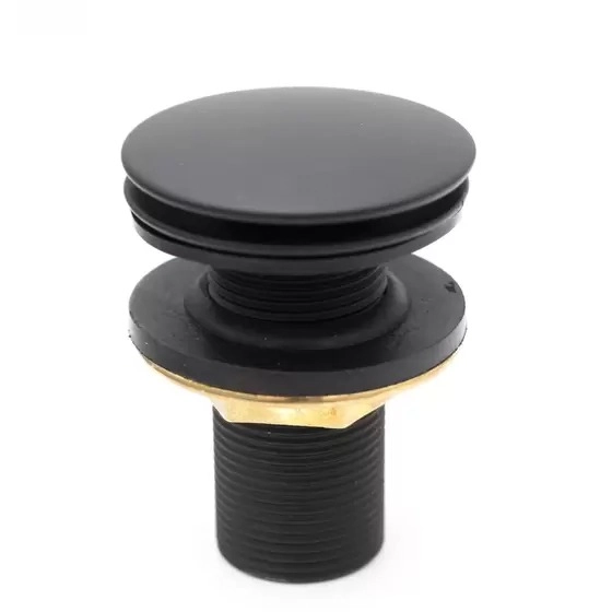 Válvula Click Para Lavatório, Banheiro E Lavabo Samer Metais Black