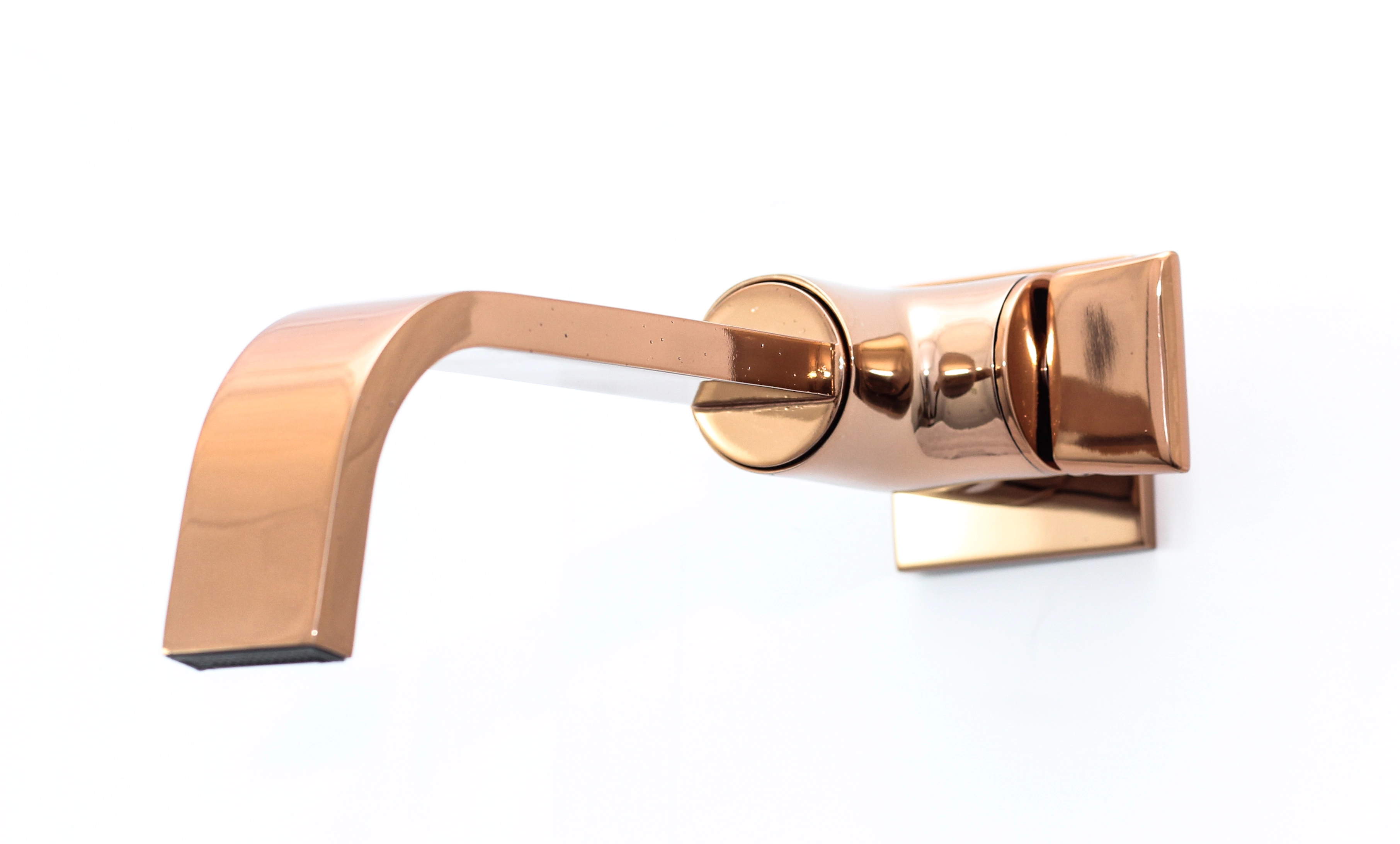 Torneira De Lavatorio Parede Rose Gold 1/4 De Volta Samer