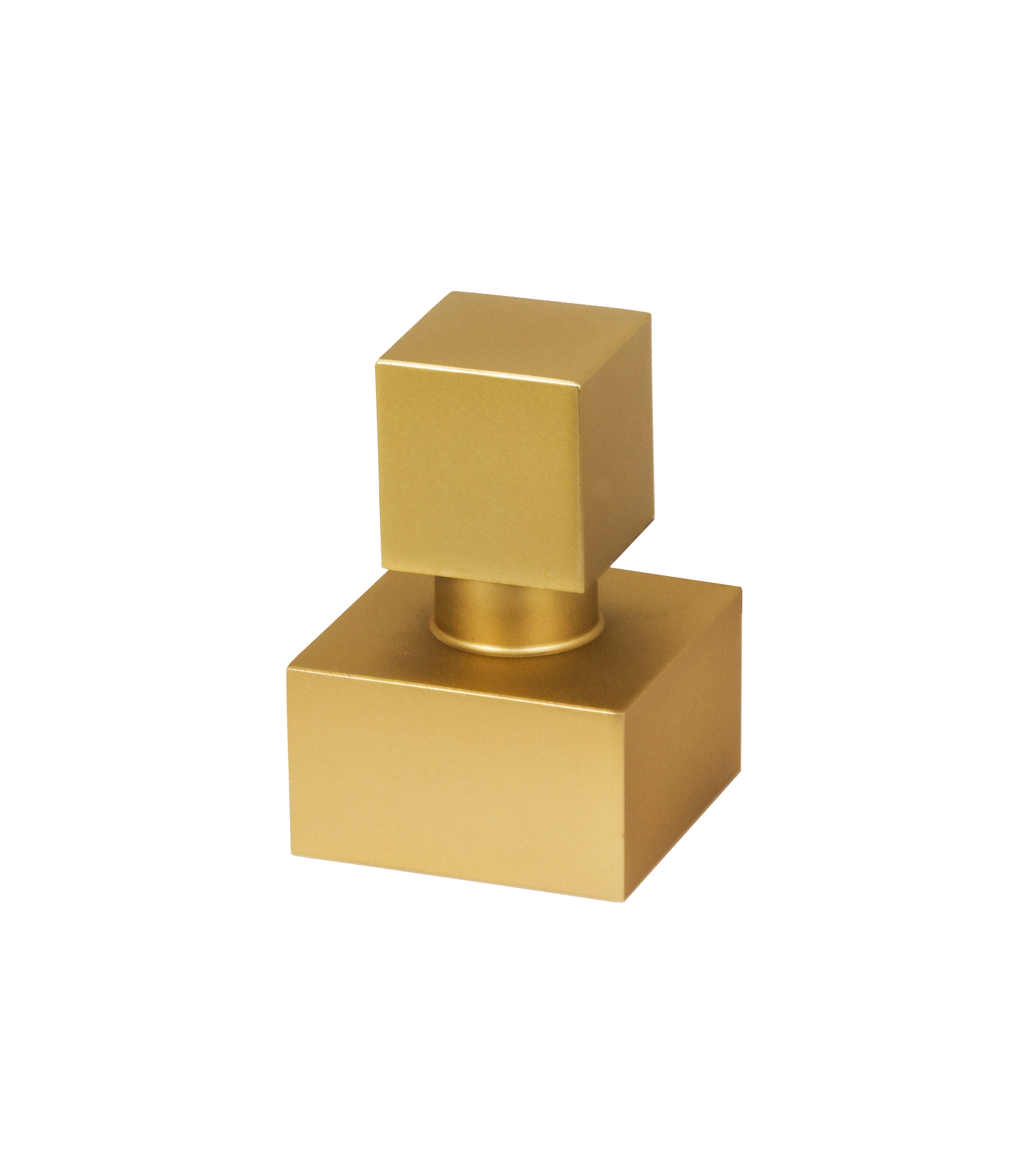Acabamento Para Registro Quadrado 1.1/2 Dourado Fosco