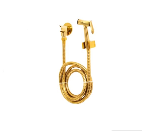 Desviador Com Gatilho E Flexivel 1,80 Para Duchinha Dourado