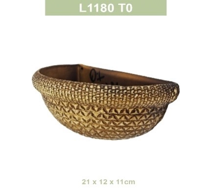 Vaso Parede Diamante L.1180 Nat 0 Poliform