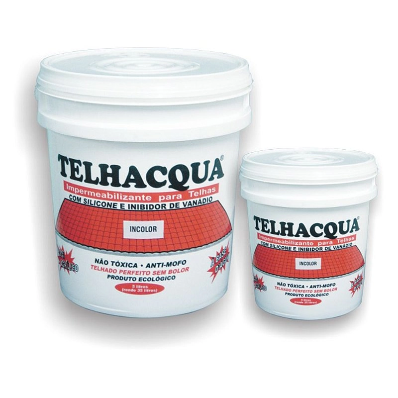 Resina Acrílica Incolor Para Telhas E Tijolos 1l