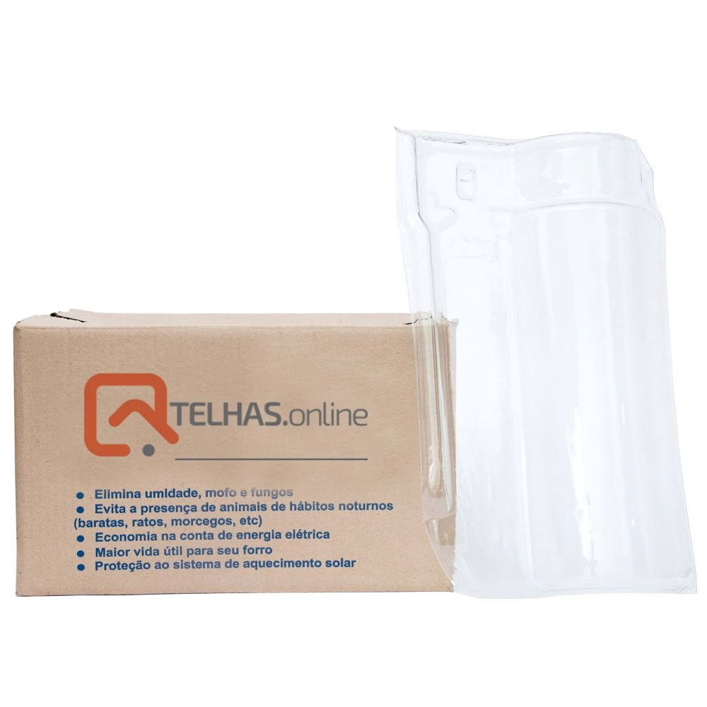 Kit 10 Telhas Pet Plástica Americana