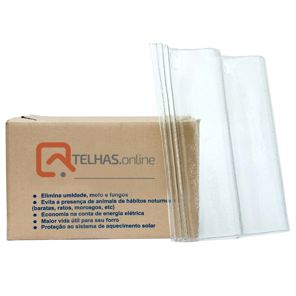 Kit 10 Telhas Pet Plástica Double S