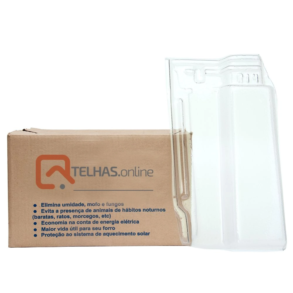 Kit 10 Telhas Pet Plástica R14