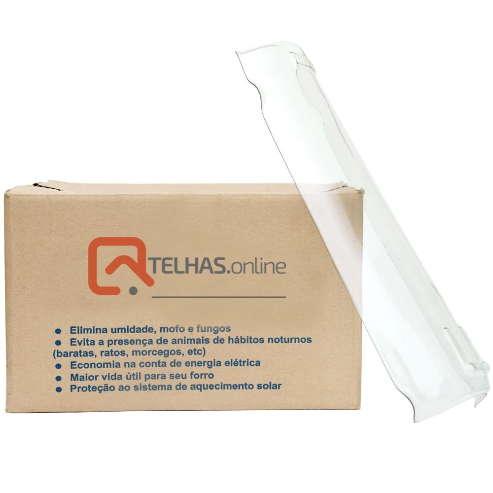 Kit 10 Telhas Pet Plástica Colonial (paulista) Capa / Canal