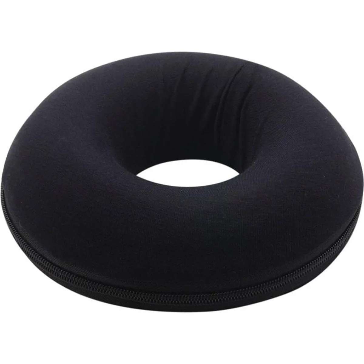 Almofada Mini - Redonda - Preta - Naturlatex