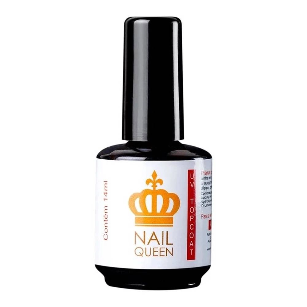 Esmalte Nail Queen Top Coat Gel 14ml