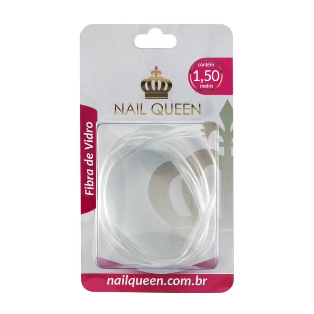 Unha Gel/acrigel Nail Queen Cordão De Fibra 1mt