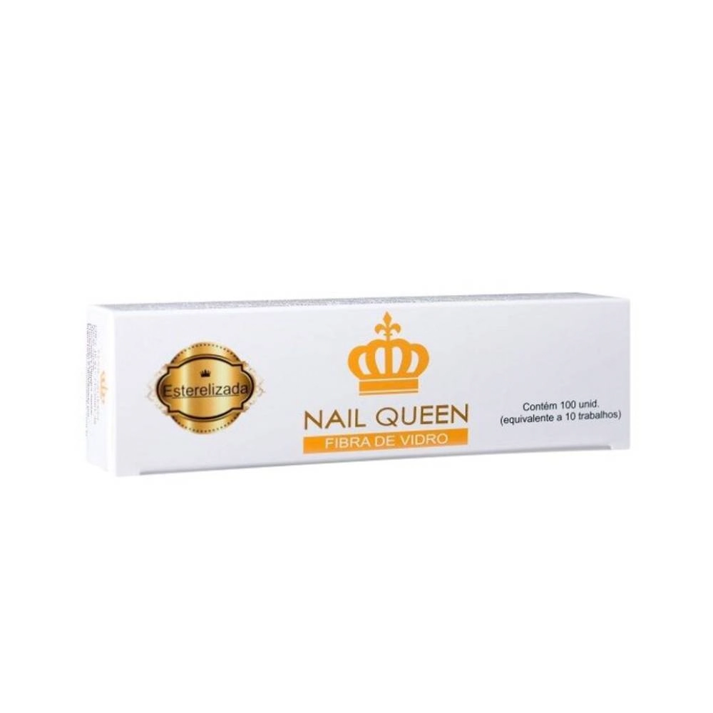 Gel/fibra Nail Queen Fibra De Vidro 100un
