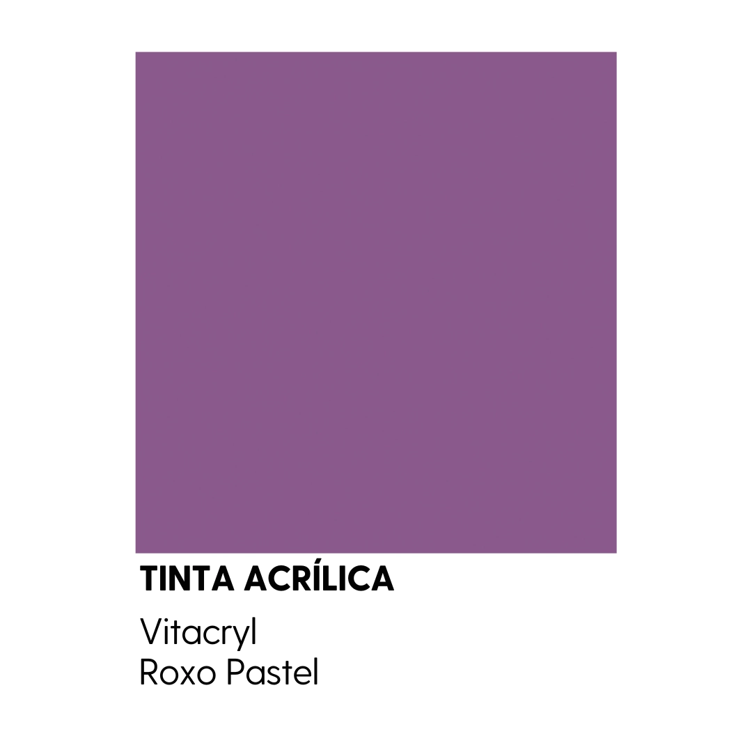 Tinta Emborrachada Acetinada Violetas - Roxo Pastel - 3 6 Lts