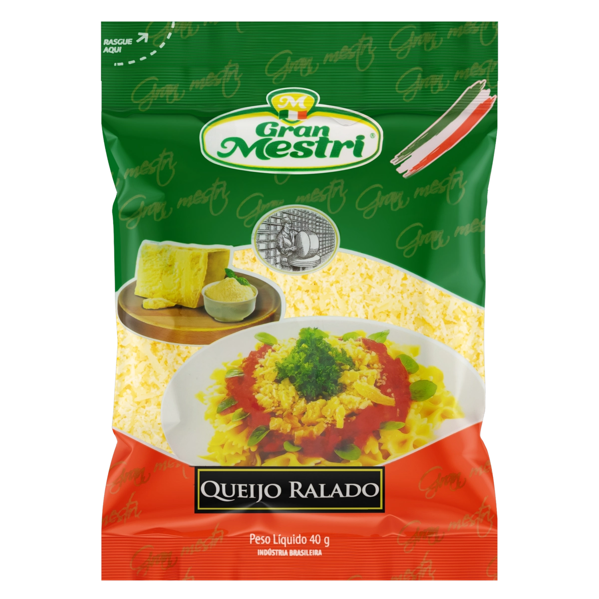 Queijo Ralado Gran Mestri Pacote 40g
