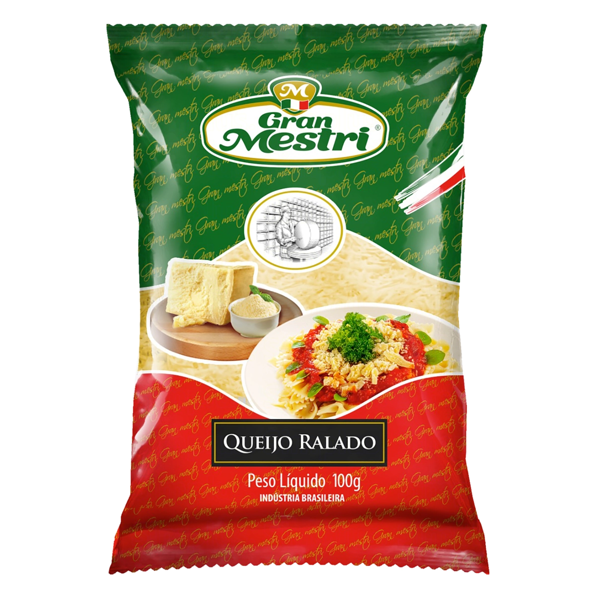 Queijo Ralado Gran Mestri Pacote 100g