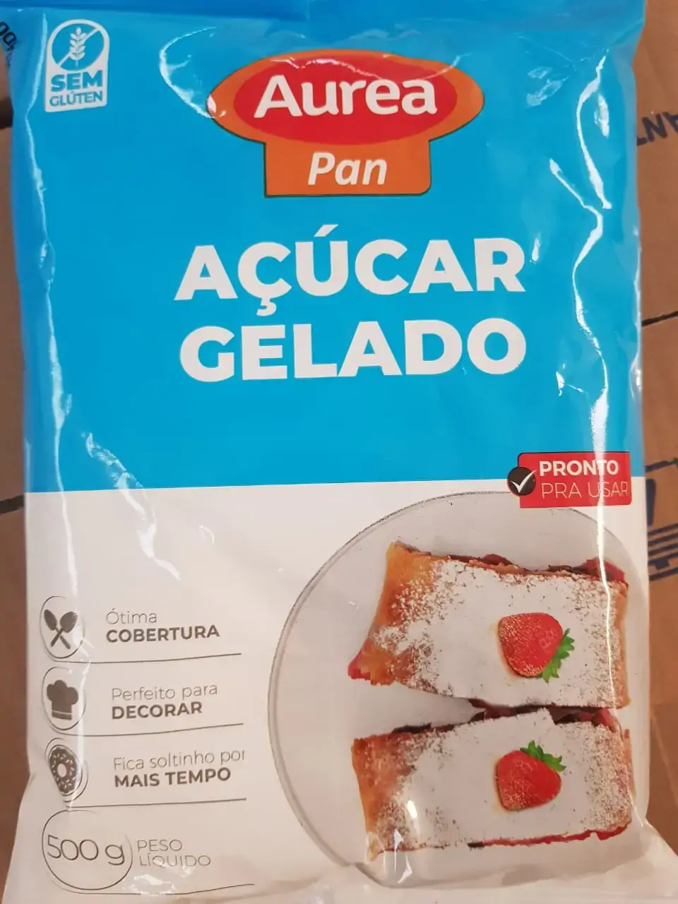 Padaria Acucar Gelado Pacote 500gr Complemento