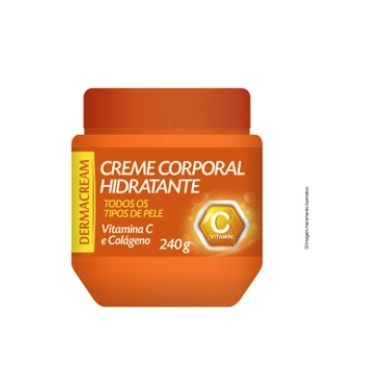 Creme Hidratante Corporal Vitamina C Dermacream 240g