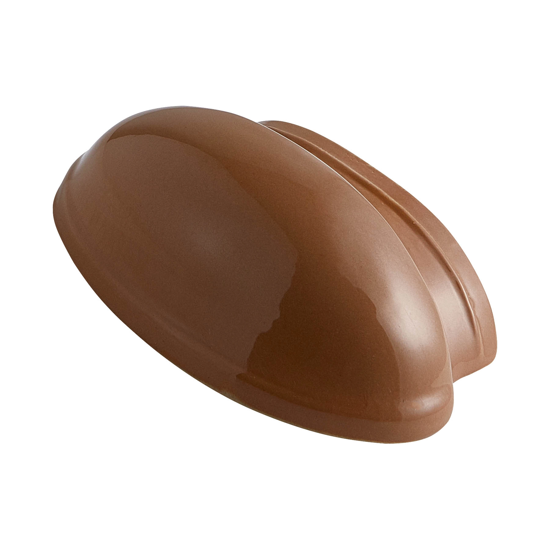 Telha Terminal em Cerâmica Esmaltada 11,5x17,5cm Caramelo Temax