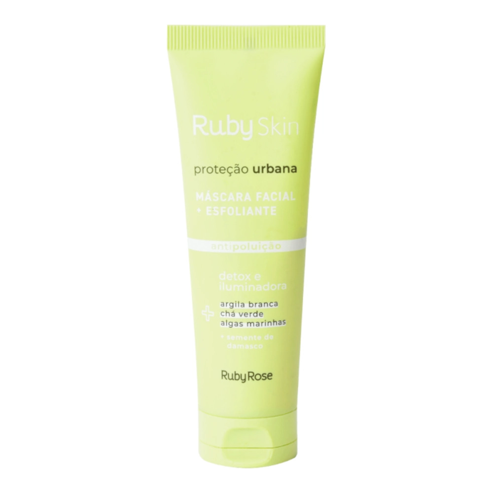 Máscara + Esfoliante Facial Proteção Urbana Ruby Rose