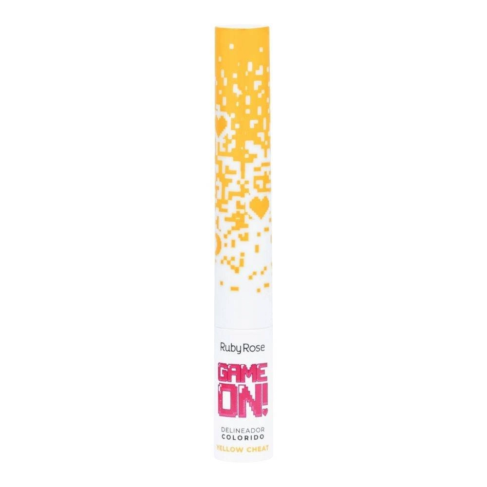 Delineador Liquido Ruby Rose Hb 508 1 Game On Yellow Cheat 1un